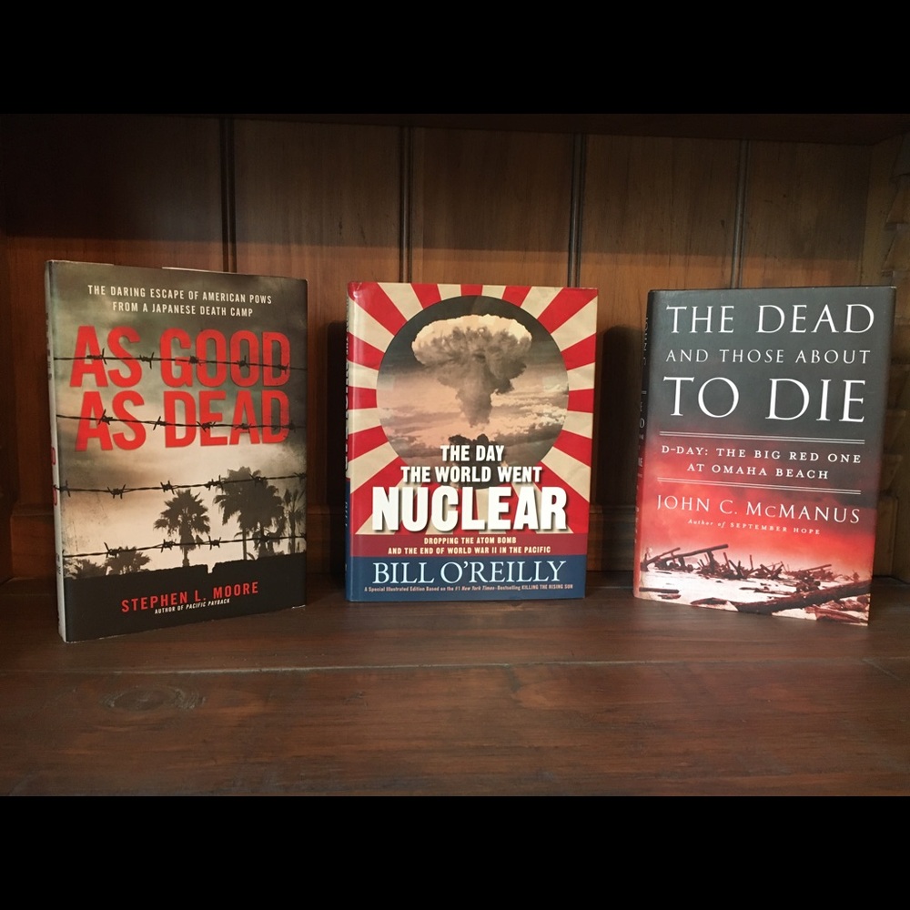 Set of 3 Hardback Novels